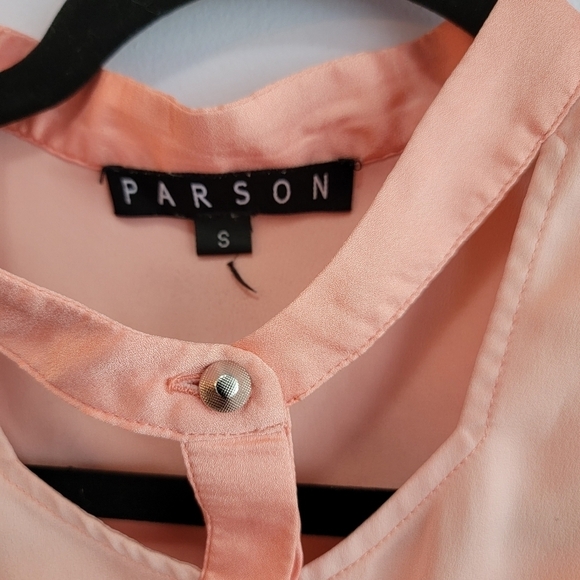 Parson Silk Sleeveless Blouse Size S - Picture 3 of 4